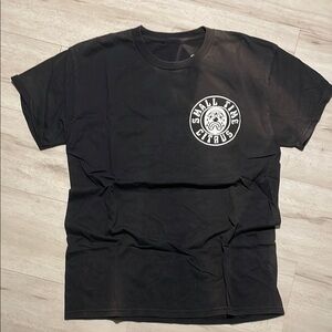 Black Men's Faded Graphic T-Shirt